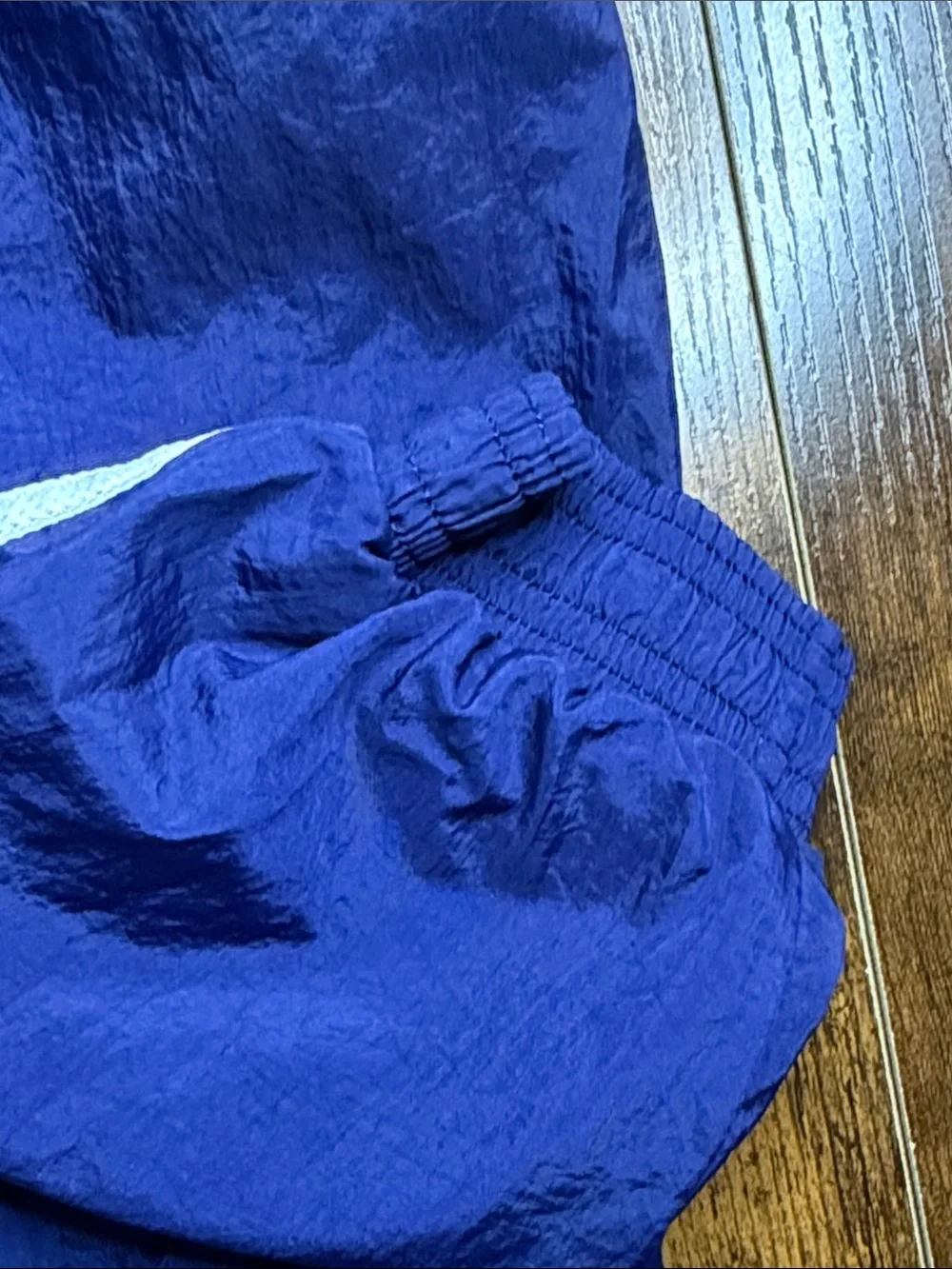 adidas Navy and White Half-Zip Track Jacket Size Large